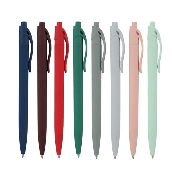Smooth Plastic Click Ballpoint Pen With Comfortable Grip
