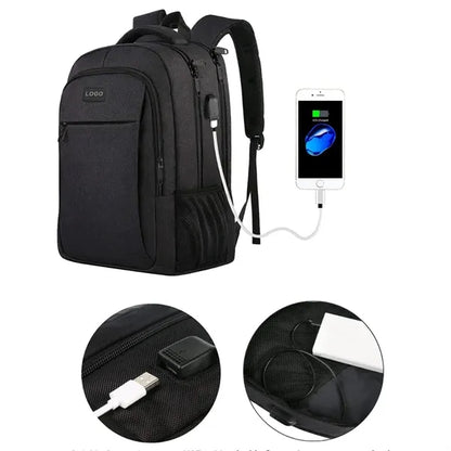 35L Durable Business Laptop Backpack with USB Charging