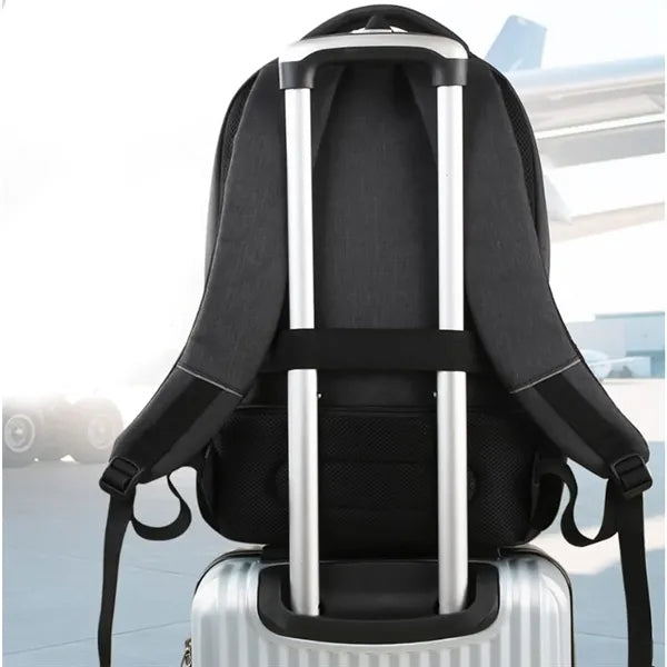35L Multi-Compartment Laptop Backpack with USB Port