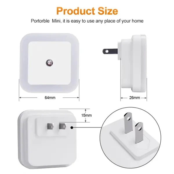 Plug-in LED Sensor Night Light