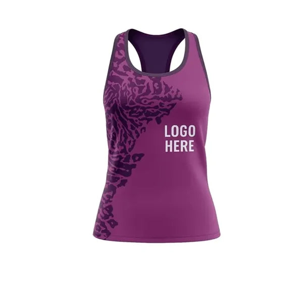 150G Lightweight Interlock Women's Racerback Tank Top