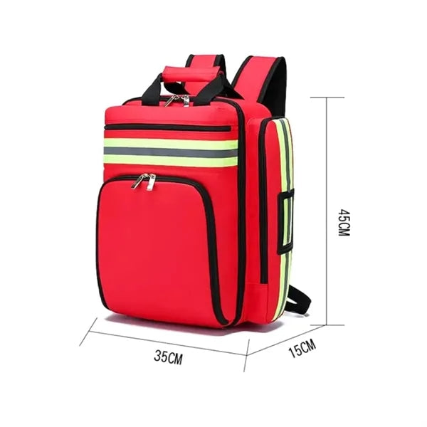 Emergency Medical Backpack with Reflective Stripes