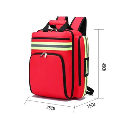 Emergency Medical Backpack with Reflective Stripes