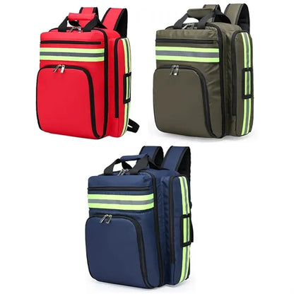 Emergency Medical Backpack with Reflective Stripes