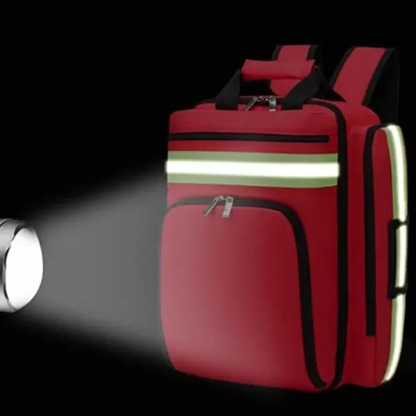 Emergency Medical Backpack with Reflective Stripes