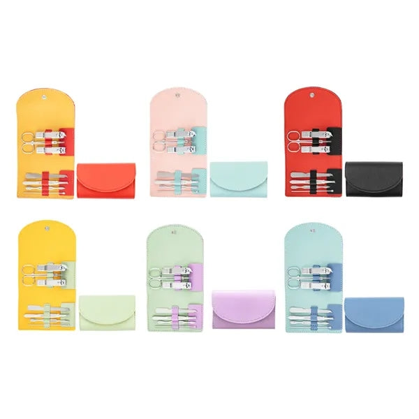 Portable Manicure Pedicure Travel Kit with Case