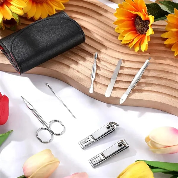 Portable Manicure Pedicure Travel Kit with Case