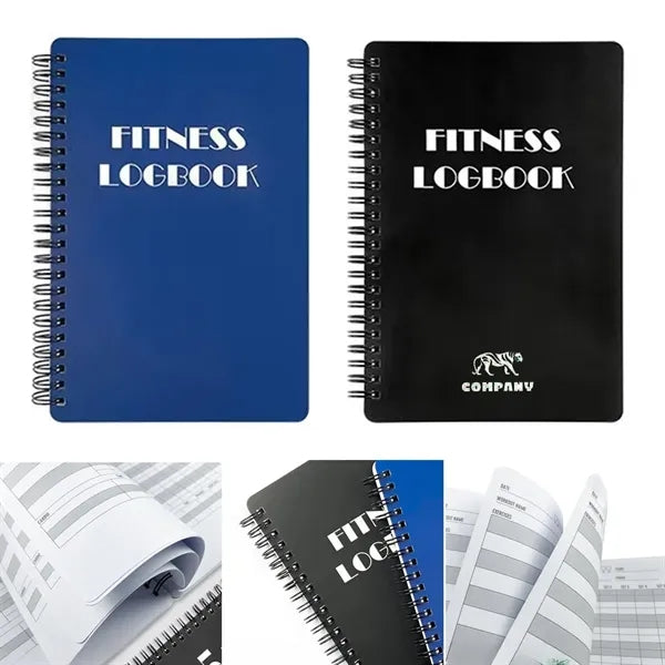 A5 Fitness Journal Spiral Coil Notebook