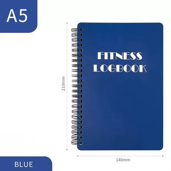 A5 Fitness Journal Spiral Coil Notebook