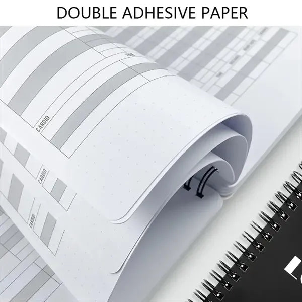 A5 Fitness Journal Spiral Coil Notebook