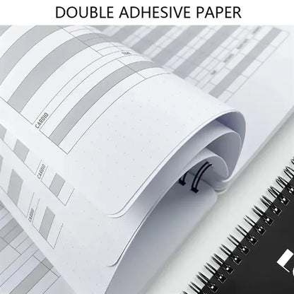 A5 Fitness Journal Spiral Coil Notebook