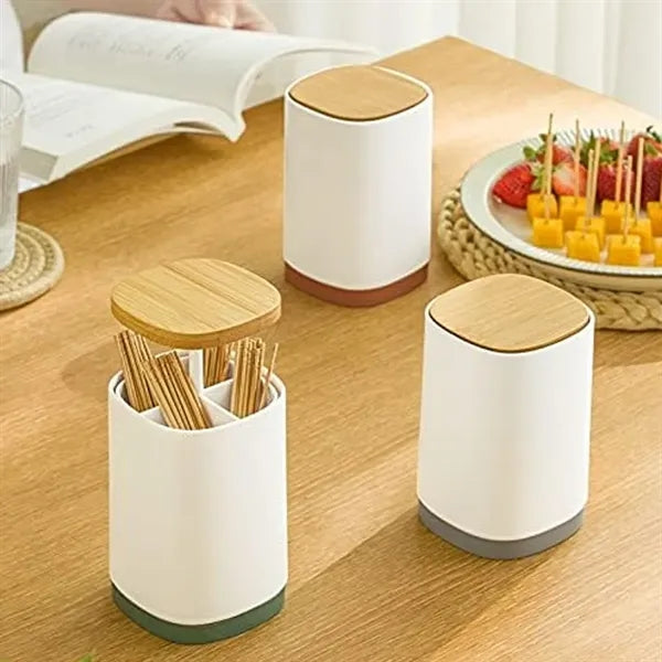 Automatic Pop-Up Toothpick Holder