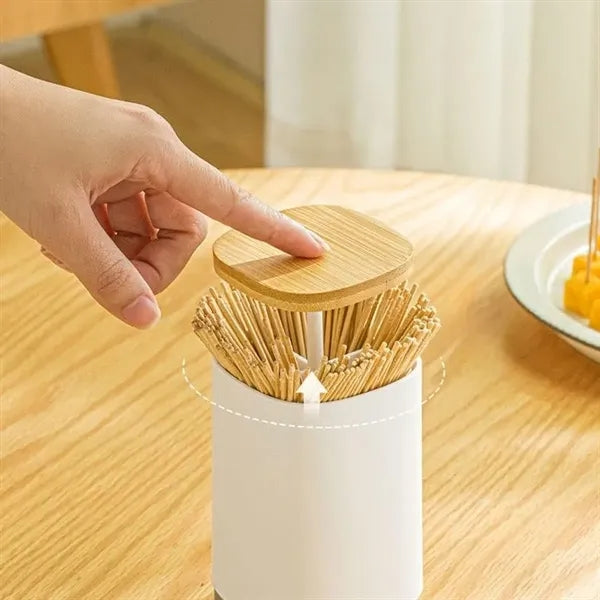 Automatic Pop-Up Toothpick Holder