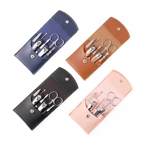 Portable Manicure Pedicure Travel Kit with Case