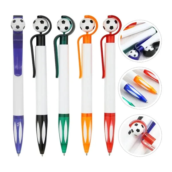 Soccer Ball Top Click Pen