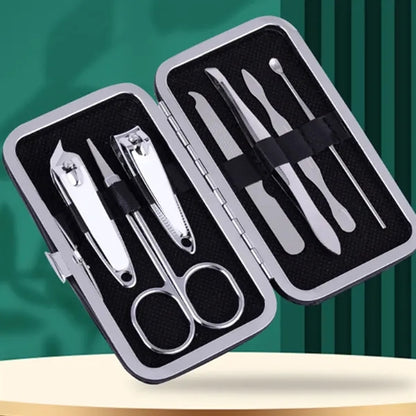 Travel Manicure & Pedicure Grooming Set with Case