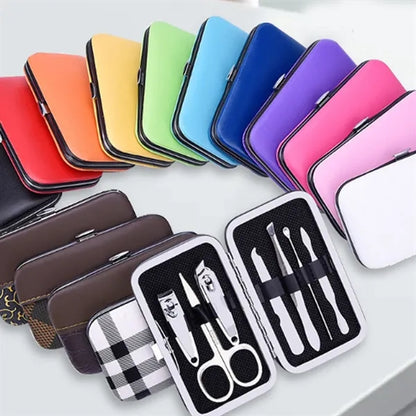 Travel Manicure & Pedicure Grooming Set with Case