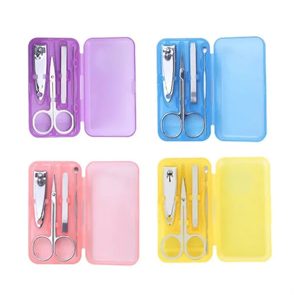 Mini Travel Manicure Set in Translucent Case