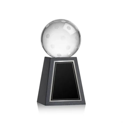 Pickleball Award on Tall Marble Base