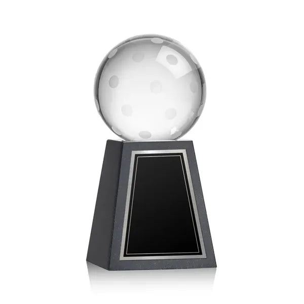 Pickleball Award on Tall Marble Base