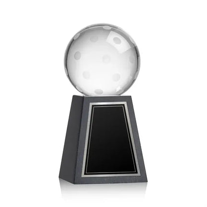 Pickleball Award on Tall Marble Base