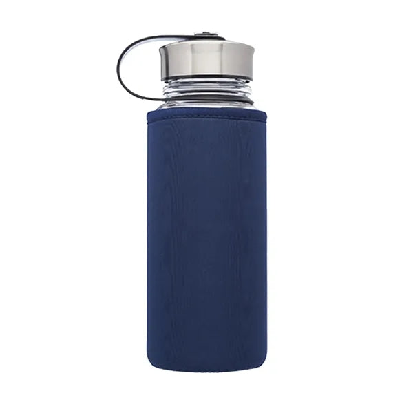 25 oz. Kangaroo Glass Sports Bottles in Neoprene Pouch