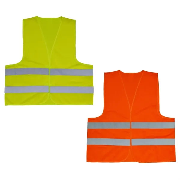 Hook & Loop Reflective Safety Vest Unisex Interlock