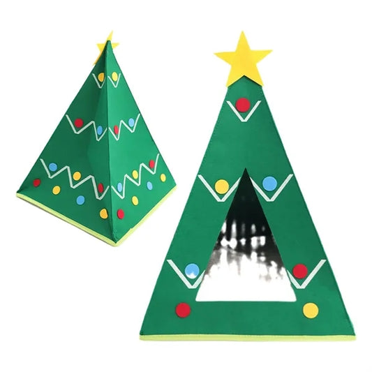 Christmas felt pet bed