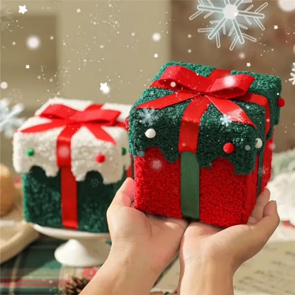 Fleece-covered Thickened Christmas Gift Box
