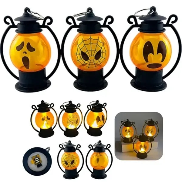 Halloween LED Portable Mini Pumpkin Lantern