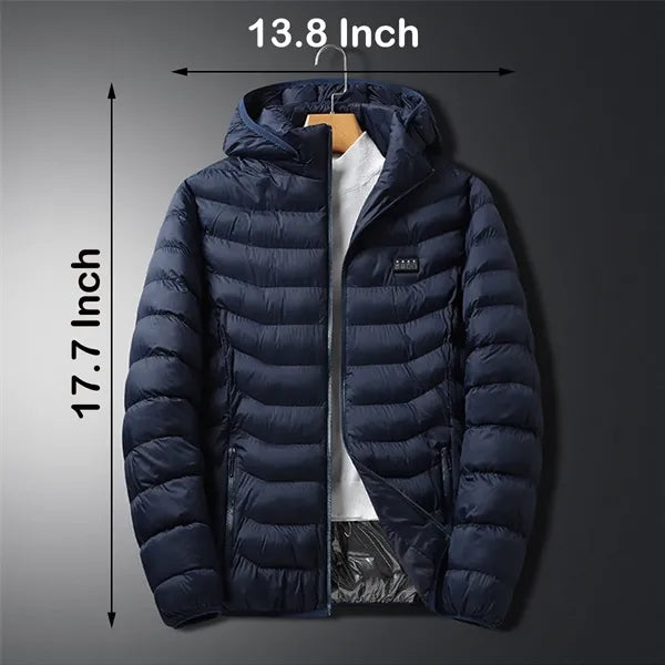 Intelligent heating cotton clothing