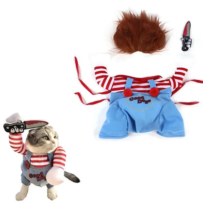 Cats and dogs' Halloween costumes