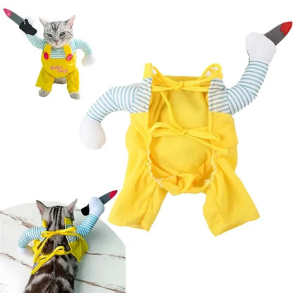 Cats and dogs' Halloween costumes