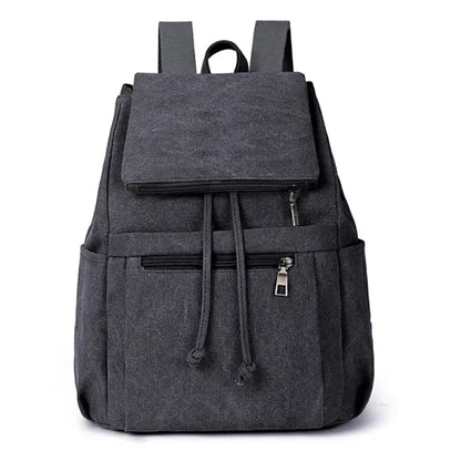 Portable Canvas Backpack Rucksack