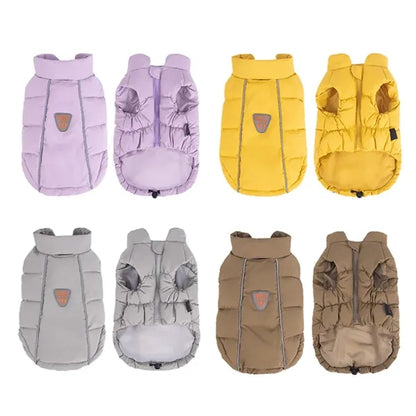 Thick, warm, sleeveless dog bread suits
