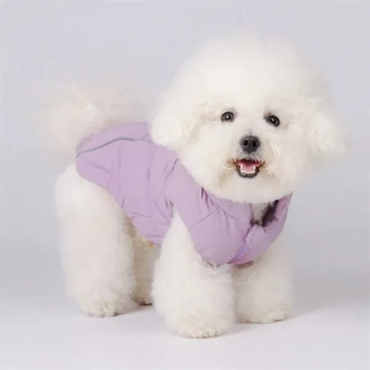 Thick, warm, sleeveless dog bread suits