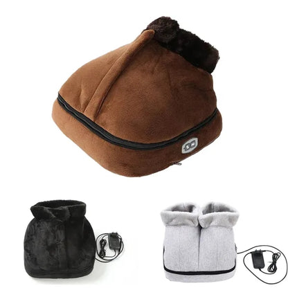 Heating & massage foot warmers