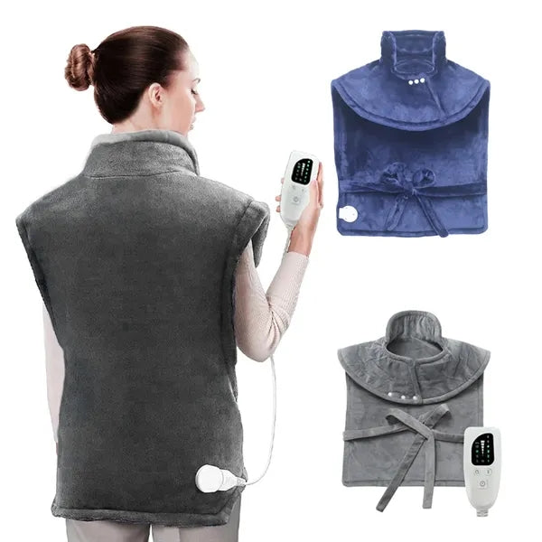 Electric heating shawl for upper body