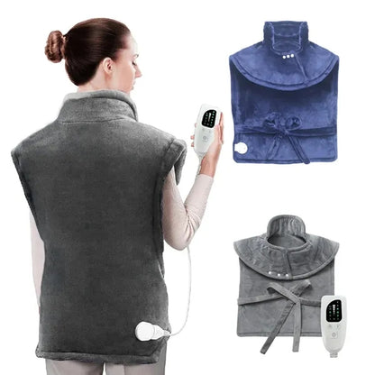 Electric heating shawl for upper body