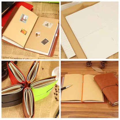 Classic Leather Cover Travel Journa