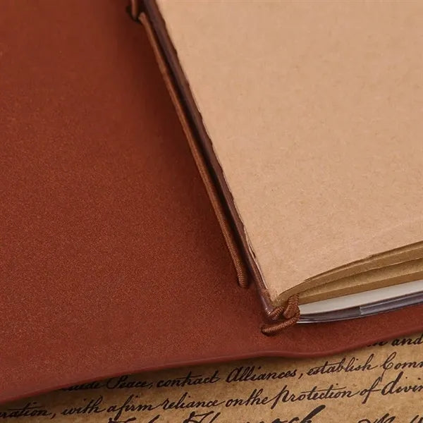 Classic Leather Cover Travel Journa