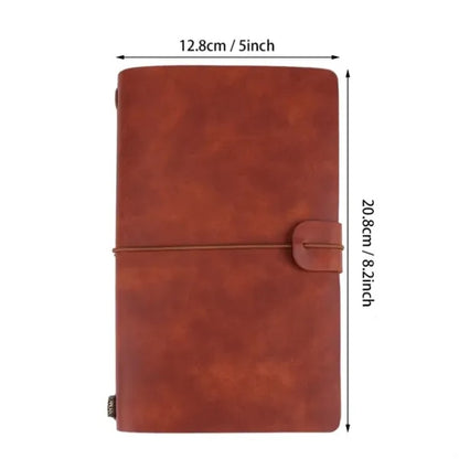 Classic Leather Cover Travel Journa