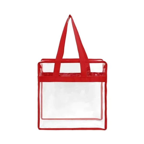 Clear Tote Bag With Zipper