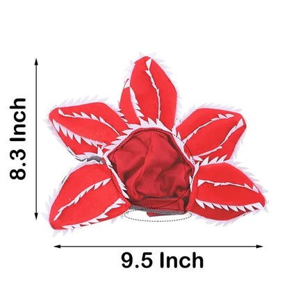 Pet carnivorous flower plush hat