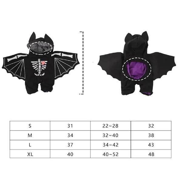 Halloween Bat Upright Pet Costume