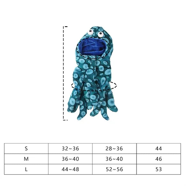 Halloween Octopus Pet Transformation Costume
