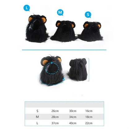 Funny Pet Wig Hat