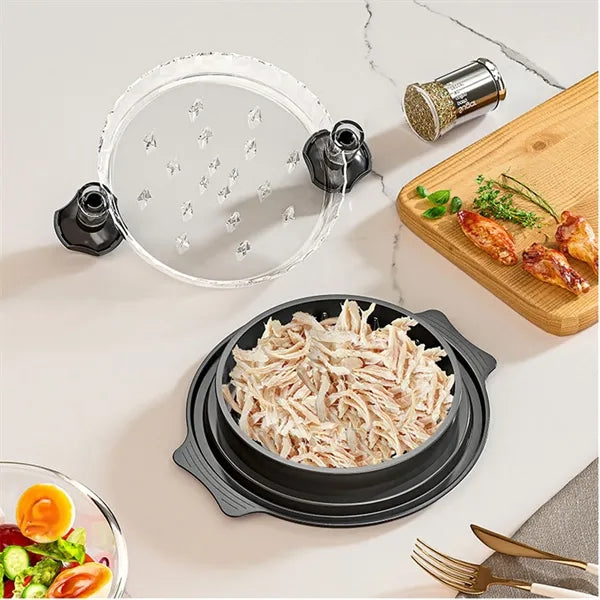 Manual Chicken Shredder Meat Separator with Clear Lid