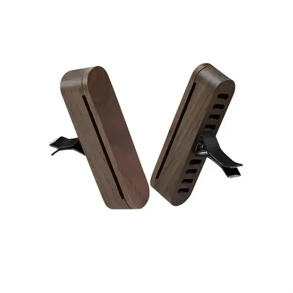 Ventscent Wood Car Air Freshener With Scent Diffuser