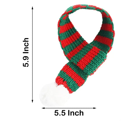 Christmas cat and dog scarves